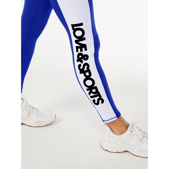 Womens Skinny High Rise Logo Leggings - Picture 5 of 7